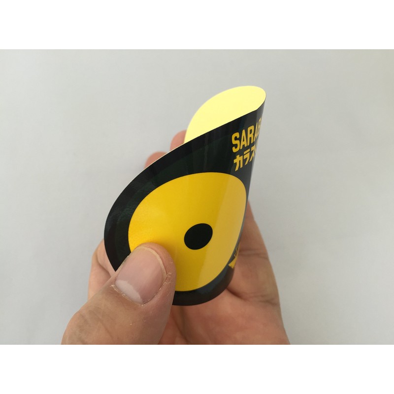 Crow Protection Goods "SARABA Crow-kun" Sticker Pack of 2