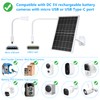 Zivif 13W 5V Solar Panel for Security Cameras, Solar Charger