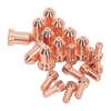 20Pcs Plasma Cutting Torch Nozzles Electrodes Brass Strong High Temperature