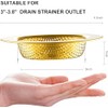 LASSHSWA Kitchen Sink Strainer Stainless Steel, Kitchen Sink Drain Strainer,