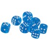 Yiotfandoll 10PCS Polyhedral Dice D6 Dice 16mm Acrylic Dice Game