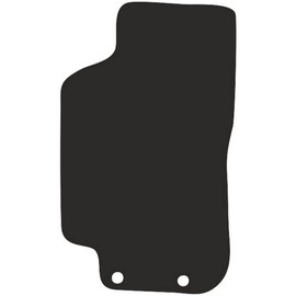 Wielganizator Car Mat - Suitable for Saab 9-5 I Estate Saloon 1997-2009 - Velour - Car Accessories - Practical Car Mat - 1 Piece - Black