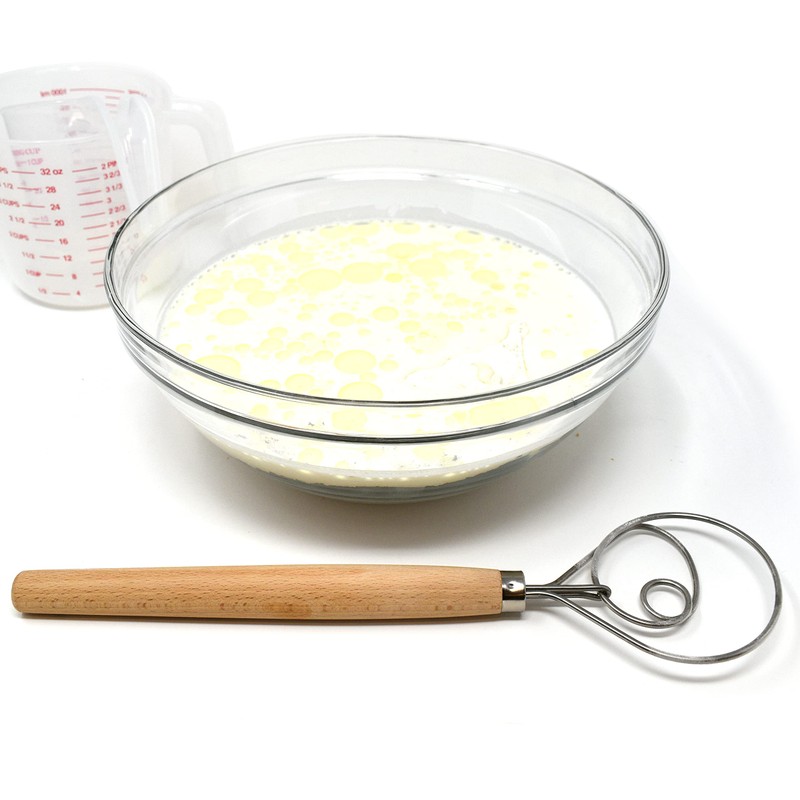 Norpro Scandinavian Dough Whisk 12" x 3.25" x .88"