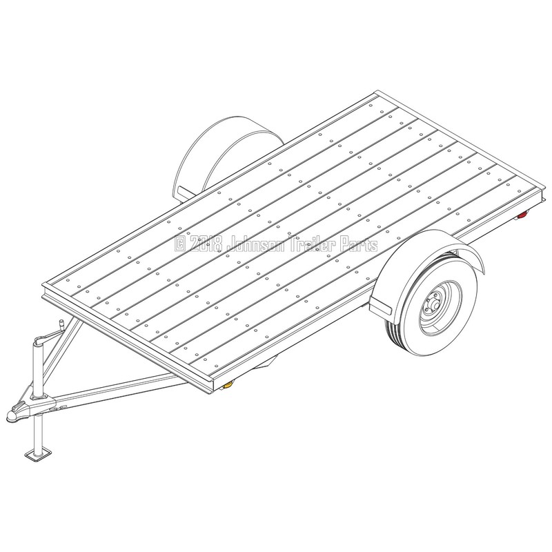 5′ x 10′ Utility Trailer Plans – 3,500 lb Capacity
