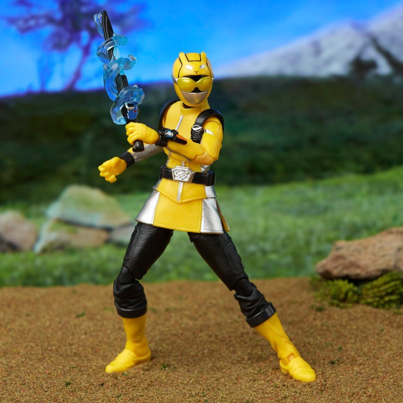 Power Rangers Lightning Collection 6-Inch Beast Morphers Yellow Ranger Figure
