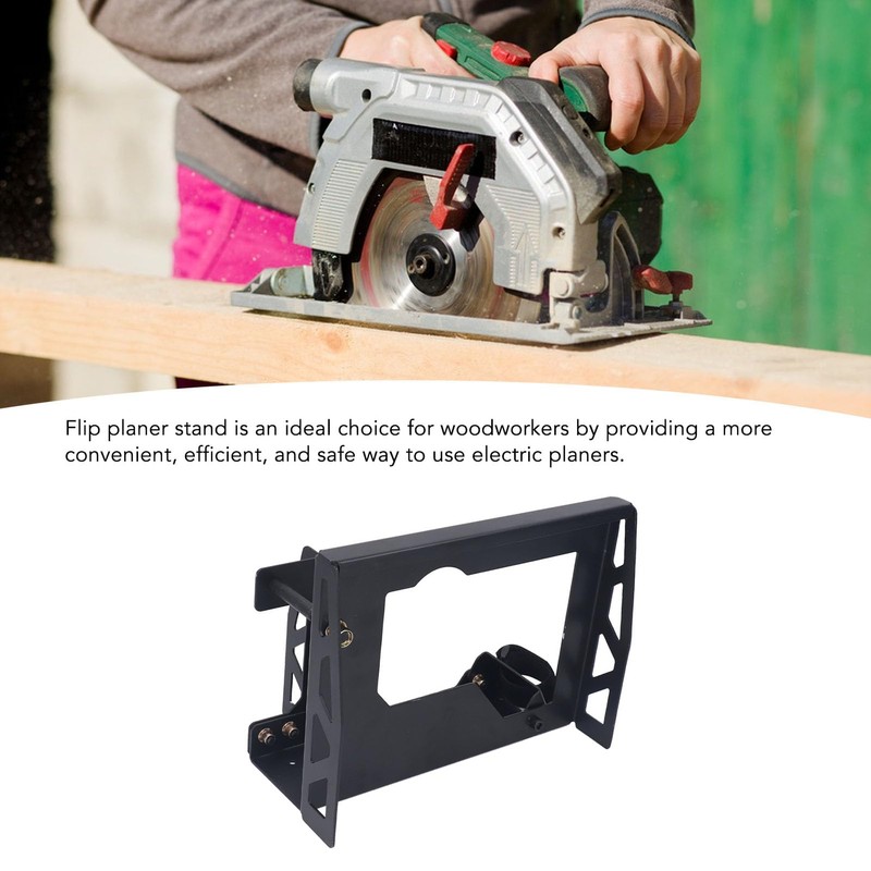 Topyond Planer Stand, Heavy-Duty Steel Flip Stand for Electric Planer,