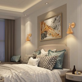 KSANA Antique Gold Wall Sconces Lighting Fixture, Modern Vintage Wall Mounted Lamp 1-Light for Bedroom, Bathroom, Living Room, Brass Finish