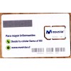MOVISTAR CHILE, MINI / STANDARD SIZE SIM CARD, UN-ACTIVATED FOR