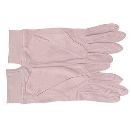 LSHARON 100% Mulberry Silk Gloves Thermal Liner Gloves Inner Ski Bike Cycle Gloves (Medium, Light Pink)