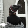 White Fang CA099 Knit Hat, Cap, Autumn, Winter, Cold Protection,