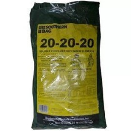 Southern Ag 20-20-20 Water Soluble Fertilizer with Minor Elements - 25 Lbs.