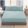 Premium King Size Extra Deep Fitted Sheet Duck Egg -