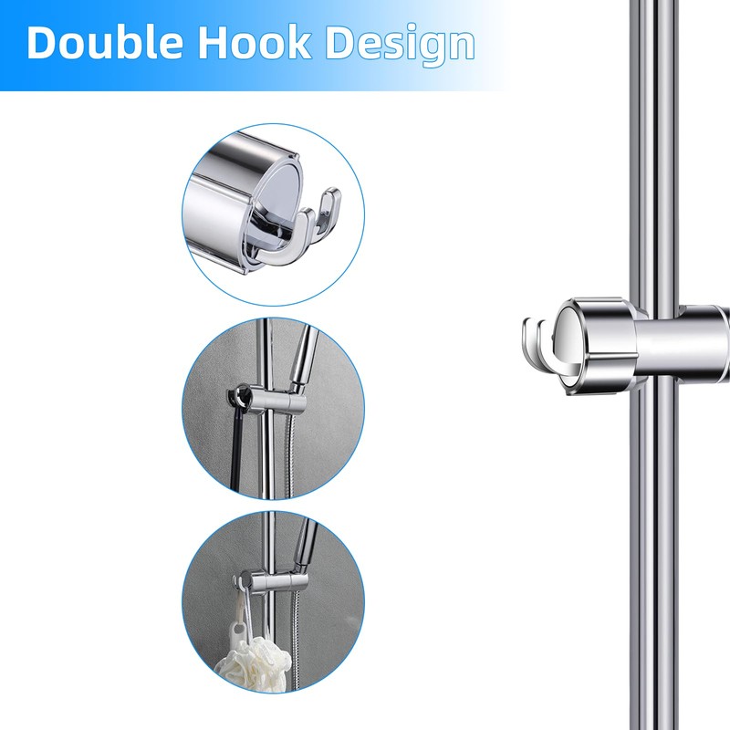 Acpetdr Shower Head Holder - Universal Adjustable Bracket for 18-25MM