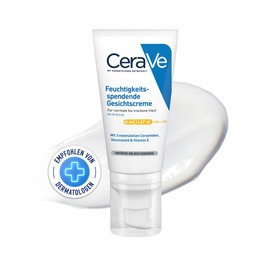 CeraVe CeraVe Gesichtscreme mit LSF 30, Feuchtigkeitsspendende Creme mit Lichtschutzfaktor 30, Ohne Duftstoffe und Parabene, Bei normaler bis trockener Haut, 52 ml
