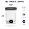 Replacement Pint Containers & Lids Compatible with Ninja Swirl CREAMi