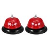 PATIKIL 2Pcs Desk Bell, 3.3" Front Desk Service Call Bell