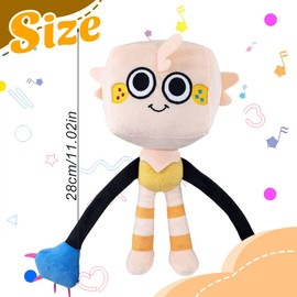 CYGMRFH Horror Games Plush, Dan-dy's Game Plush Toys, Dandy's World Plush Doll, Cute Plush Children's Cuddly Toy, Birthday Gifts, Home Decoration, 28 cm