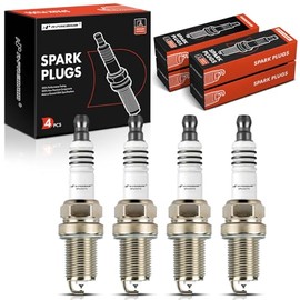 A-Premium - Bujías de iridio y platino compatibles con Volkswagen Jetta, Passat, Golf & Subaru Impreza & Kia & Dodge & Hyundai & & Volvo & Suzuki & Saab & Pontiac & Plymouth, paquete de 4