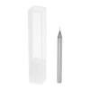 sourcing map Square Nose End Mill, 0.6mm Solid Carbide Long