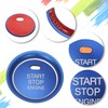 TOMALL Aluminum Engine Start Stop Push Button Cover Trim Compatible