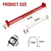 TRUCFUSION Lawn Mower Trimmer Rack Compatible with Zero Turn Lawn