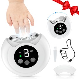 Electric Nail Clipper, Baby Nail Clipper with Nail File & 3 Speed Gears, Electric Nail Trimmer with LED Light & Storage Box, Wireless Automatic Nail Clippers for Baby, Adult, Seniors