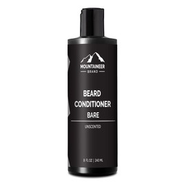 Mountaineer Beard Conditioner | Beard Moisturizer for Men | Beard Conditioning Rinse | Men’s Moisturizing Balm for Facial Hair | Softener and Hydrating for Beards and Mustaches | Bare | 8oz