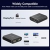 XPTSFDU DisplayPort to Dual HDMI Splitter 4K60Hz Display Port to