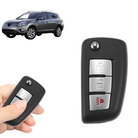 Boxonly Replacement Keyless Entry Remote Car Key Fob 434MHz CWTWB1G767 for Nissan Rogue 2014-2020, 3-Button Key Fob, Chip: PCF7961, OEM Replacement for H0561-4BA1A H0561-4BA1B 285E34BA1B