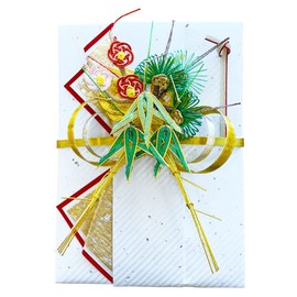 Celebration Bag, Free Calligraphy Writing, Ideal for Over 100,000 Yen, Echizen Washi, Red, Marriage, Baby Shower, Celebration Bag, Jinya