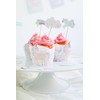 Folat 68303 Cupcake Deko-Set Unicorns & Rainbows-12-teilig, Mehrfarben