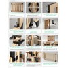 Wmebee Sliding Gate Kit,Heavy Duty Gate Hardware with Wheel, Anti