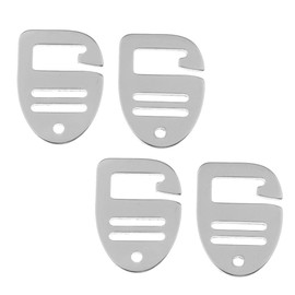 MagiDeal 4 Pieces 1'' Tension Webbing Buckle for Backpack Strap 25mm