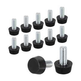 PATIKIL M8 Thread Furniture Leveling Feet, 20 Pcs M8 x 1.25 Adjustable Leg Levelers Screw in Table Leg Levelers Feet for Desk Chairs Cabinet Stool Legs