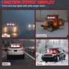 TeddyTT Emergency Strobe Firefighter Lights Bar Directional Traffic Advisor Warning