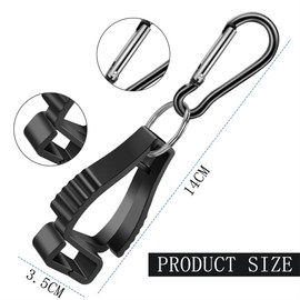 Glove Clips Work Gloves Safety Clip Glove Hanging Buckle Accessories Carabiner Clips for Work Gloves DIY Store Garden Work