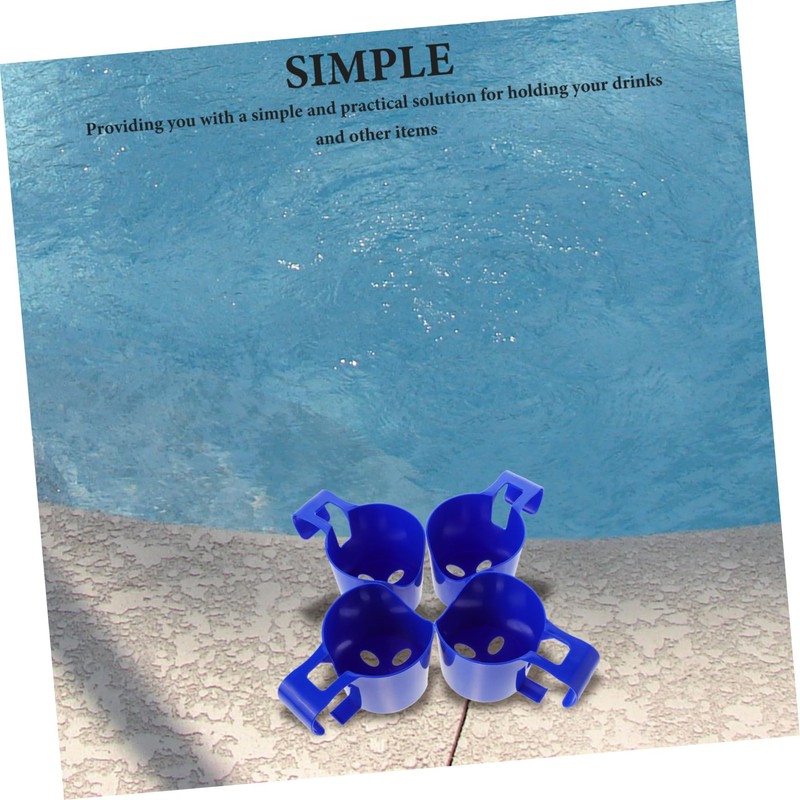 Mipcase 4pcs Above Ground Pool Cup Holder Durable Plastic Beverage