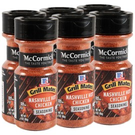McCormick Grill Mates Nashville Hot Chicken Seasoning, 3 oz (Pack of 6)