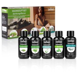 Sport-Tec Saunaduft-Set: 5 Flaschen à 50 ml, Made in Germany, Saunaaufguss