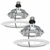 Recessed Light to Pendant Converter Kit, 2 Pack Adjustable Can