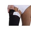 Comfisleeve Urine Bag Suspensory Sleeve - Thigh (Black, 3XL)