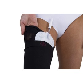 Comfisleeve Urine Bag Suspensory Sleeve - Thigh (Black, 3XL)