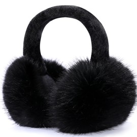 Itopupi Ear Muffs for Winter Women & Men, Faux Fur Women's Earmuffs Winter, Fuzzy Earmuffs for Women Winter Sports