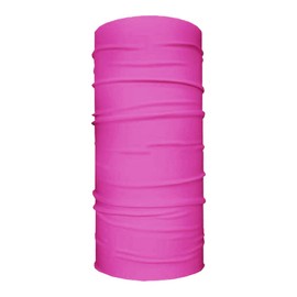 S A Company Kids' Face Shields UPF 30+, Breathable Multipurpose Neck Gaiters for Boys and Girls (Pack of 1 - Solid Pink)