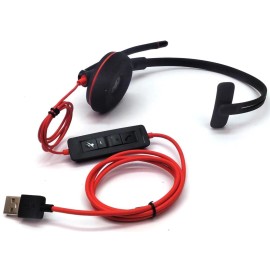 HP Poly Blackwire 3210 Mono USB-A Headset Noise Cancelling HD Mic PC Laptop TAA