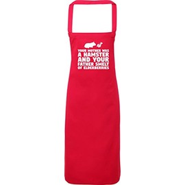 Hippowarehouse Your mother was a hamster, and your father smelt of elderberries Apron kitchen cooking painting DIY onesize adult