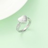 QGJNSGC Love Urn Ring Pet Dog Cat Ashes Memorial Keepsake