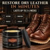 Leather Conditioner and Cleaner Balm for Couches, Car Seats, Boots