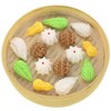 11-Piece Stainless Steel Pottery Texture Clip Set for Clay Modeling