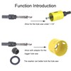 3/8 in. Hole Saw Arbor with Adapter